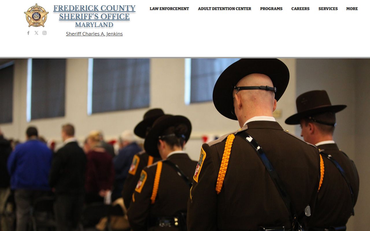 Frederick busted mugshots county sheriff office