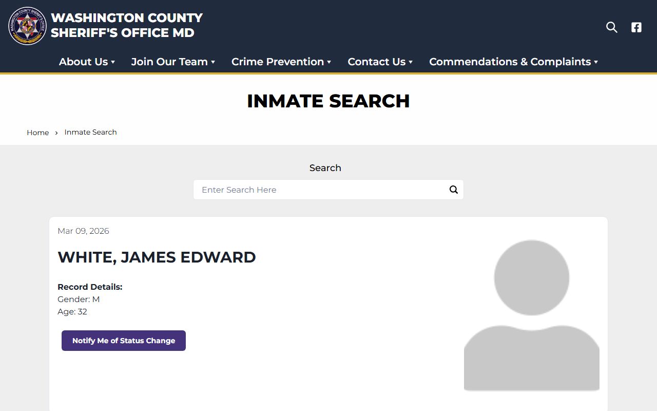 Washington County busted mugshots inmate search tool showing current detainees